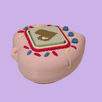 V-Pet Heart Clicker Keychain