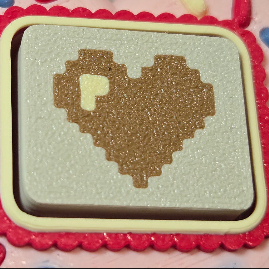 V-Pet Heart Clicker Keychain