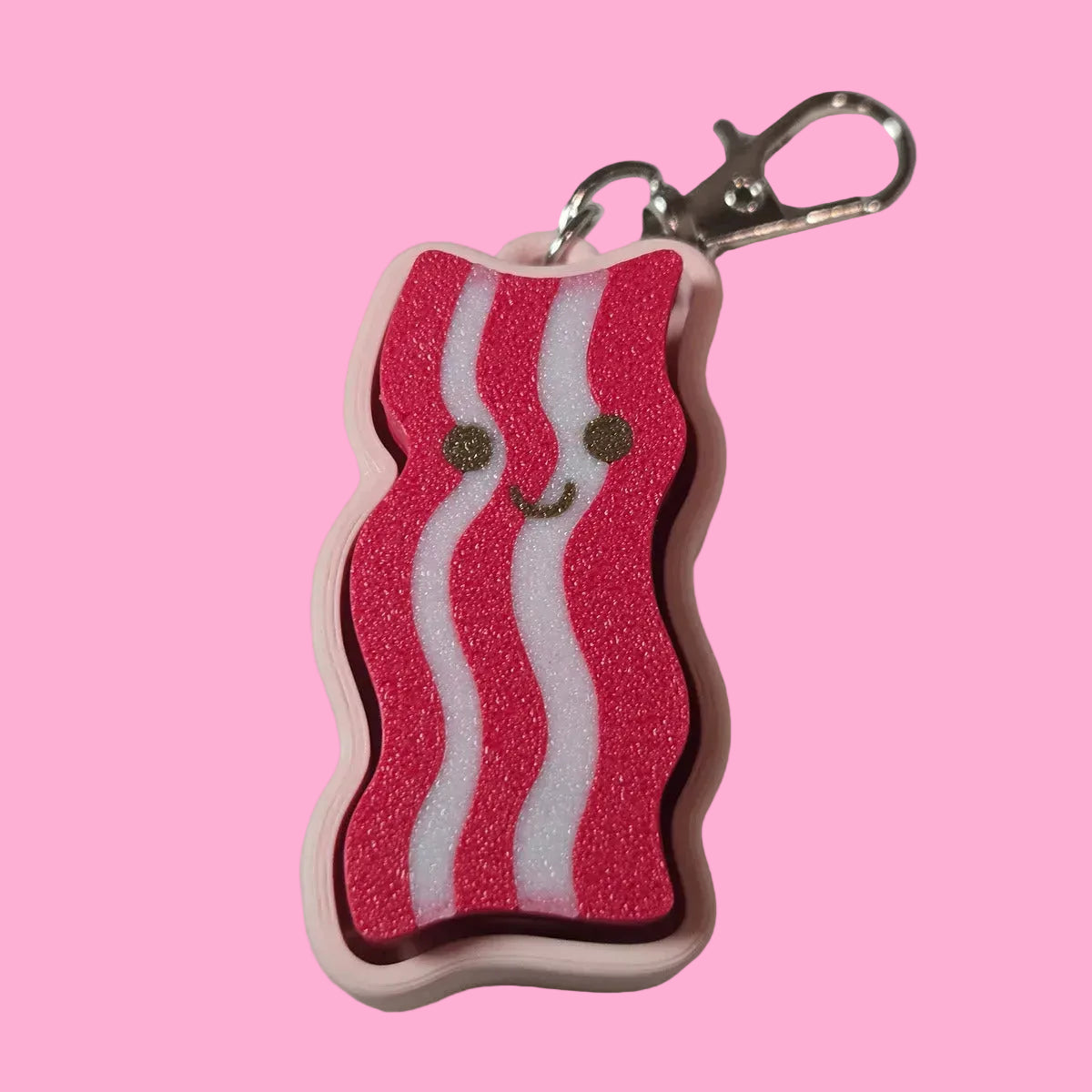 Breakfast Friends Clicker Keychain