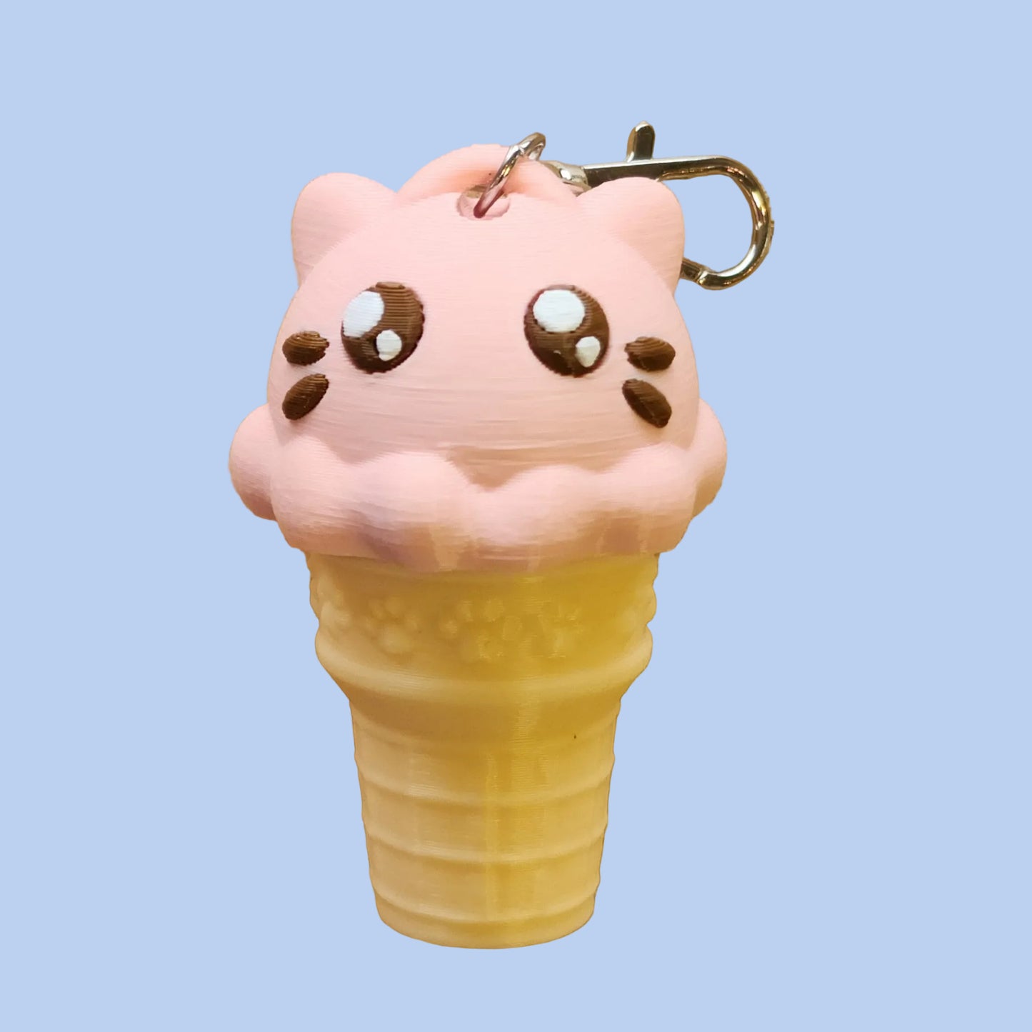 Ice Cream Clicker Keychain