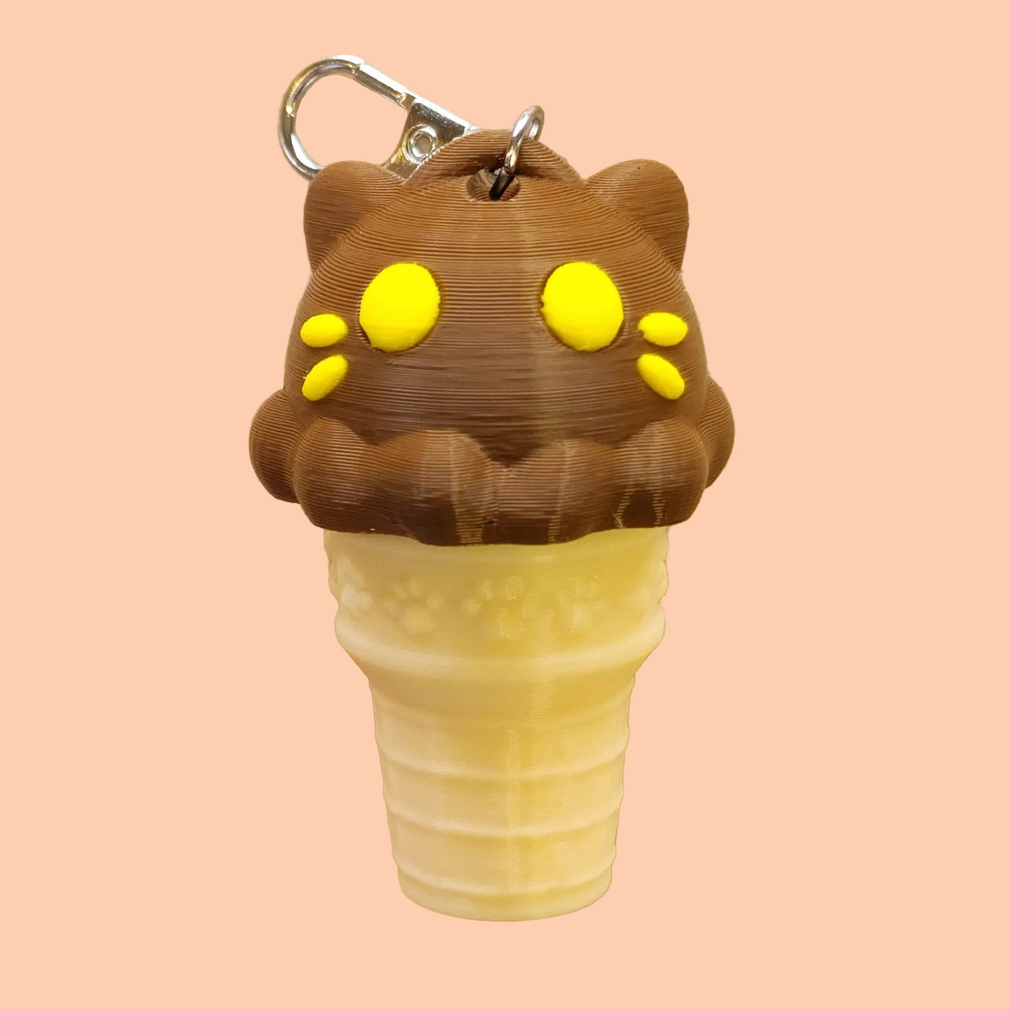 Ice Cream Clicker Keychain