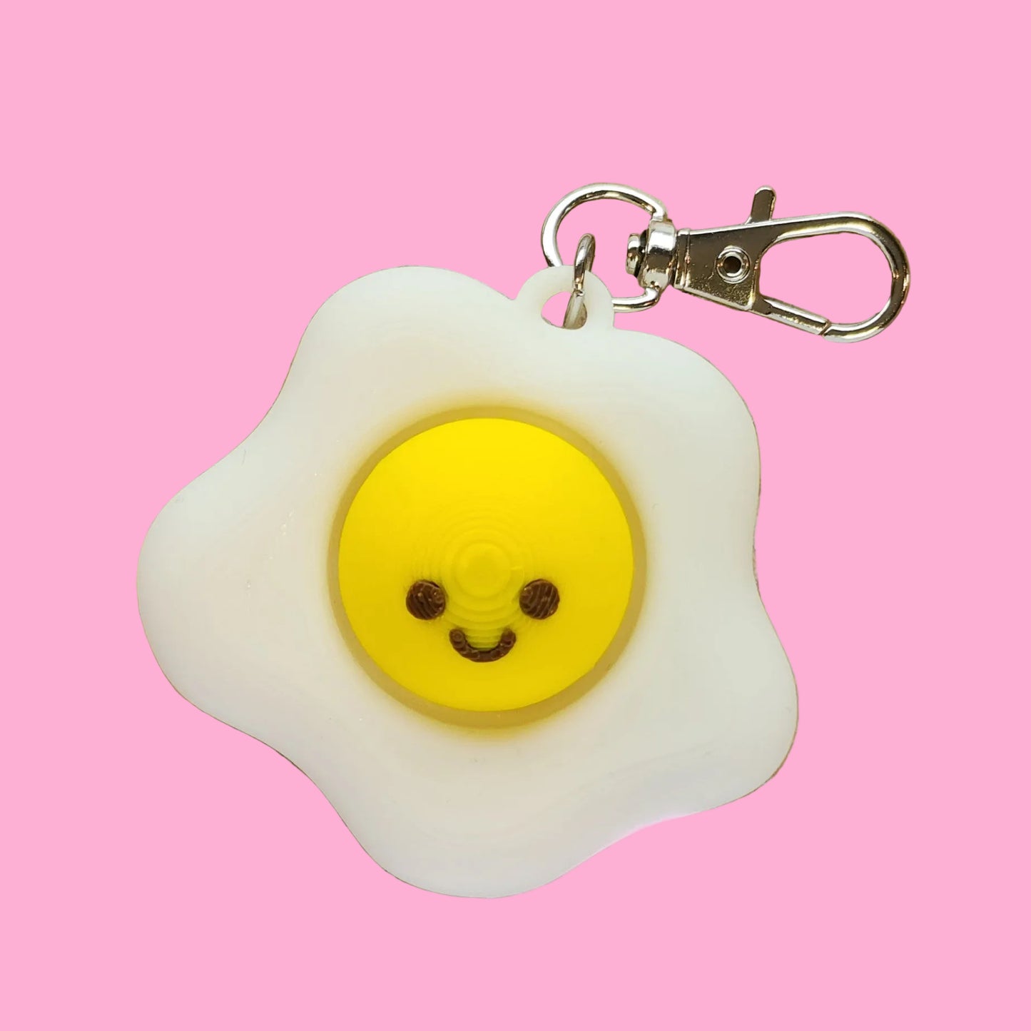 Breakfast Friends Clicker Keychain