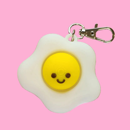 Breakfast Friends Clicker Keychain