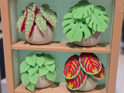 Glow-in-the-dark greenhouse clicker — 3D printed fidget NZ Plants Shelf 2